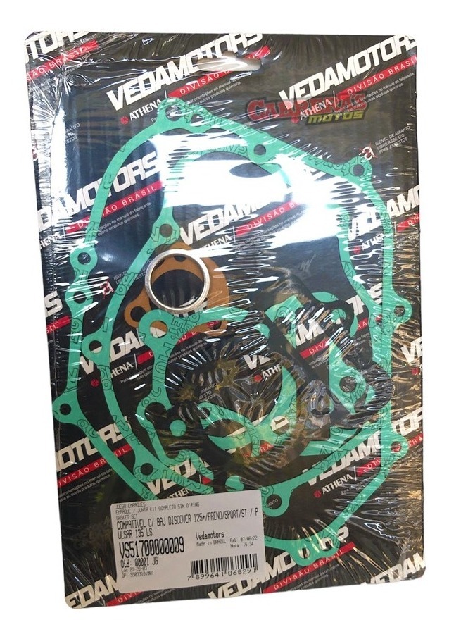 Junta Completa Bajaj Discover125/pulsar135 Vedamotors