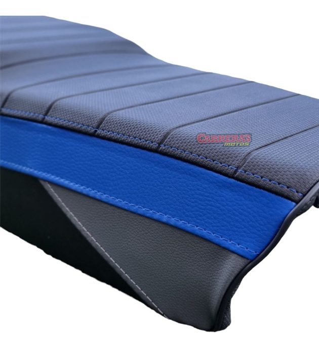 Asiento Antideslizante Cg Classic Sapucai Racing Azul Vini - Imagen 2