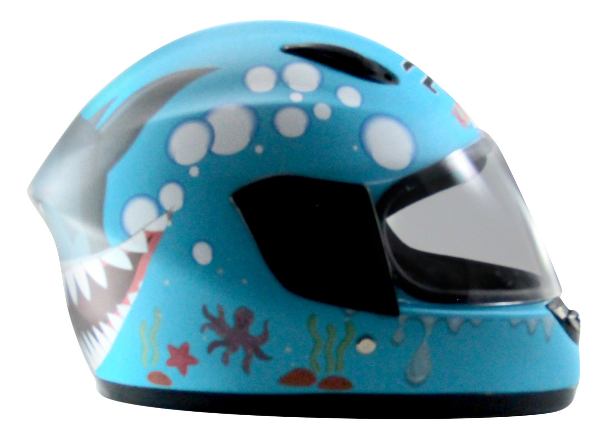 Casco Integral Niño Shark Pmaxx