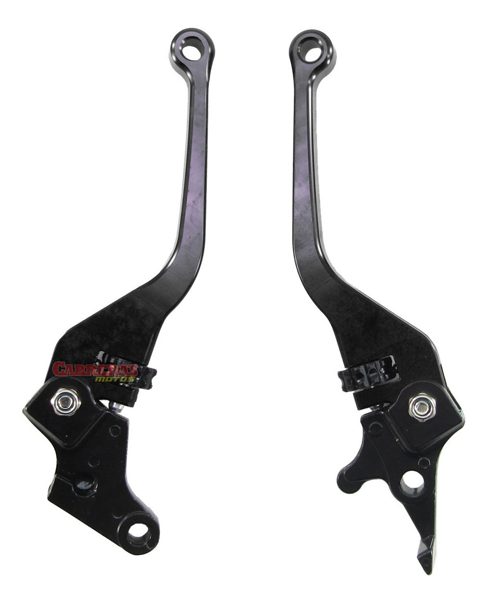Levas Rebatibles Aluminio Negro