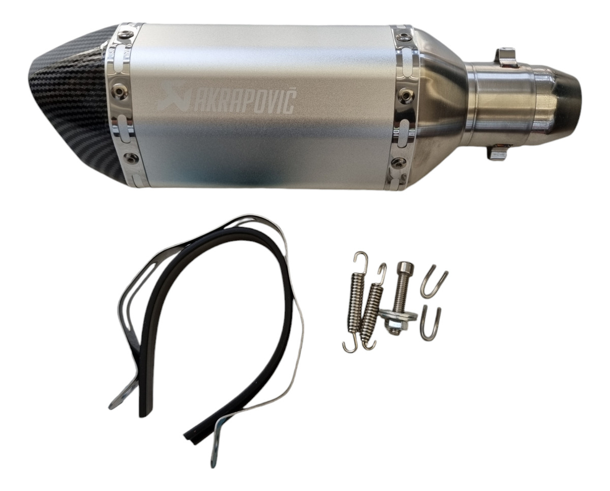 Escape Akrapovic 5 Caras 20 Cm Gris/carbon