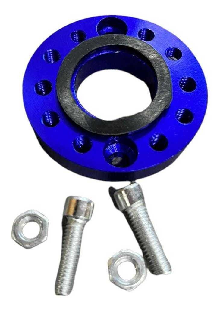 Gira Carburador Aluminio Azul