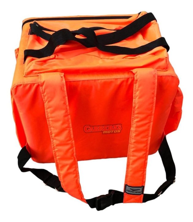 Mochila Delivery Nylon 45 Lts Naranja - Imagen 2