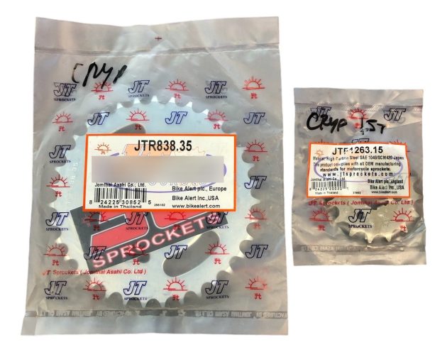 Transmision Solo Plato Y Piñon New Crypton Jt 35-15