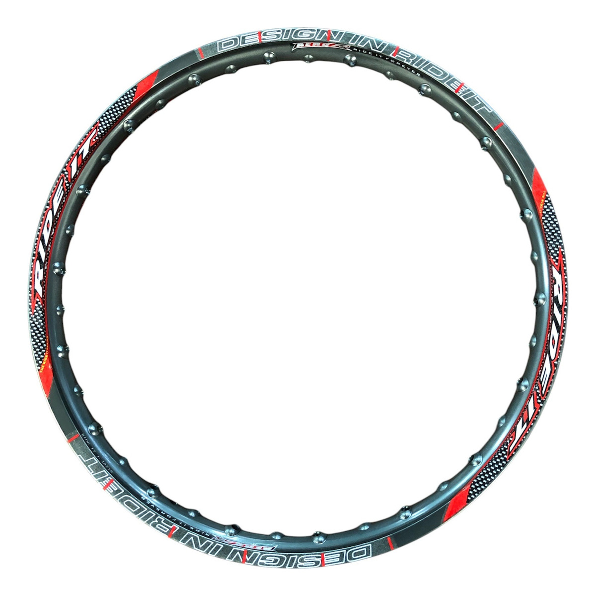 Llanta Aro Ride It 140/19 Gris Oscuro Titanium