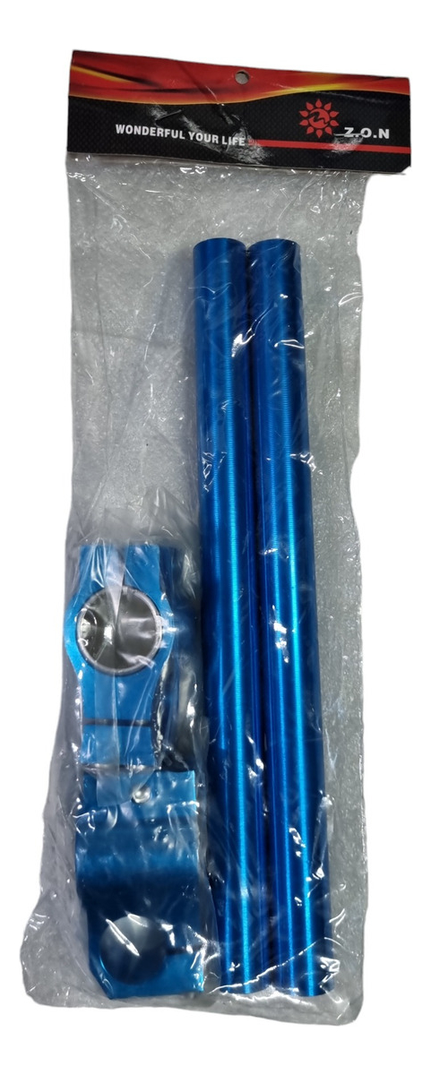 Manillar Tijera Tuning 27mm Azul