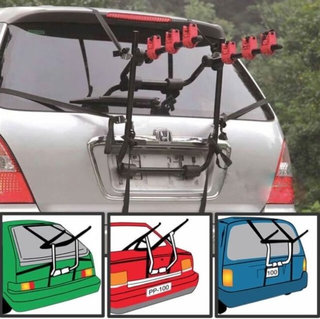 Soporte 3 Bicicletas Universal Para Auto - Imagen 3