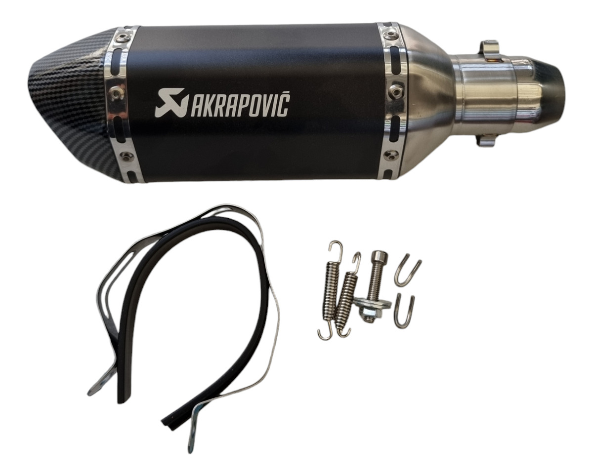 Escape Akrapovic 5 Caras 20 Cm Negro/carbon