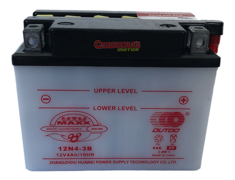Bateria Moto Yb4l-b X3m/jog Acido