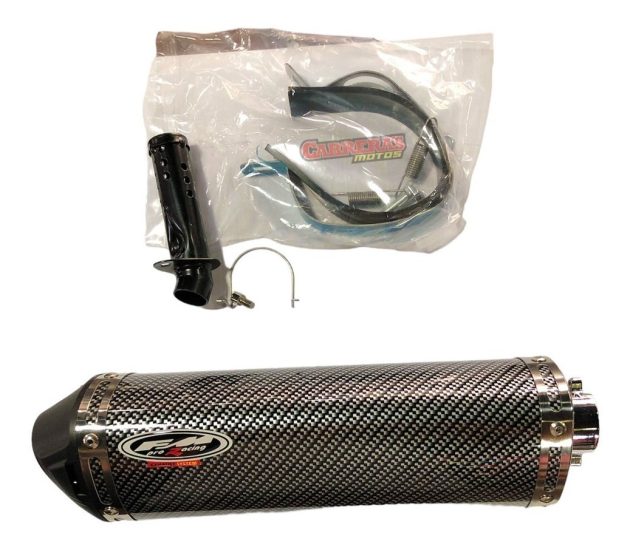 Escape Termo Fm Triangular Carbono 4 X35 - Imagen 2