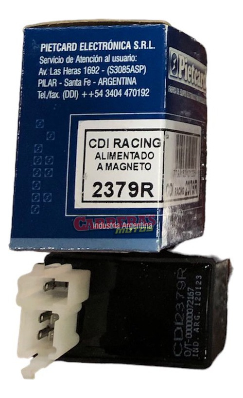 Cdi Cg Racing 2379r (auto Atraso Cuadrada) Pietcard