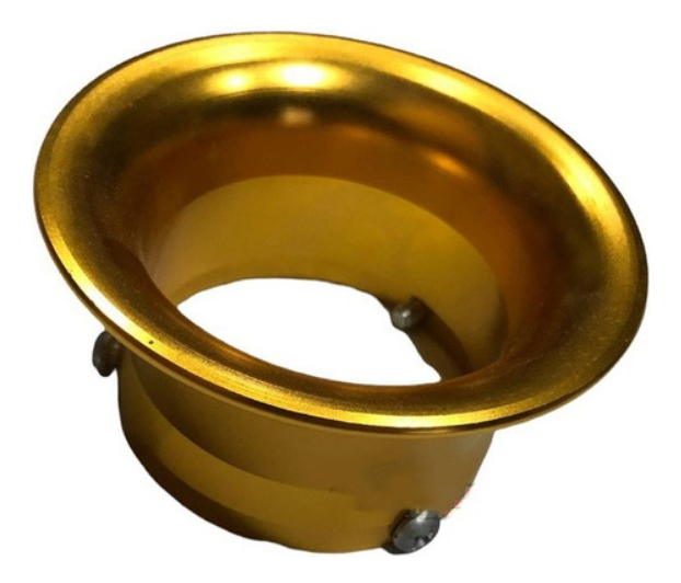 Trompeta Carburador 55mm Dorado