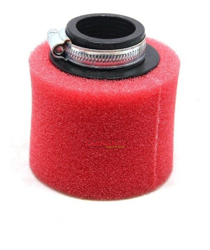 Filtro Aire Esponja 42mm Rojo Recto Vini