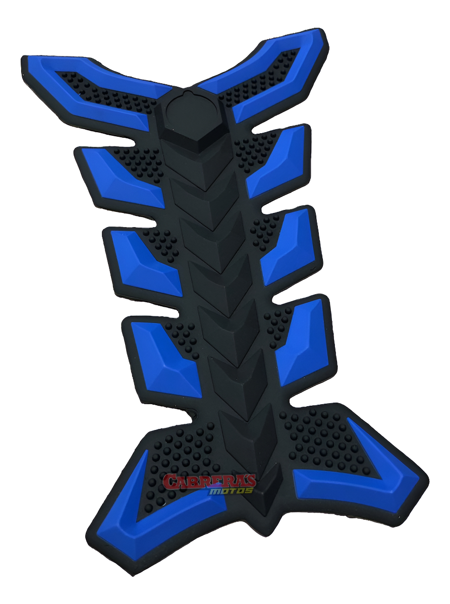 Protector De Tanque Negro/azul Goma