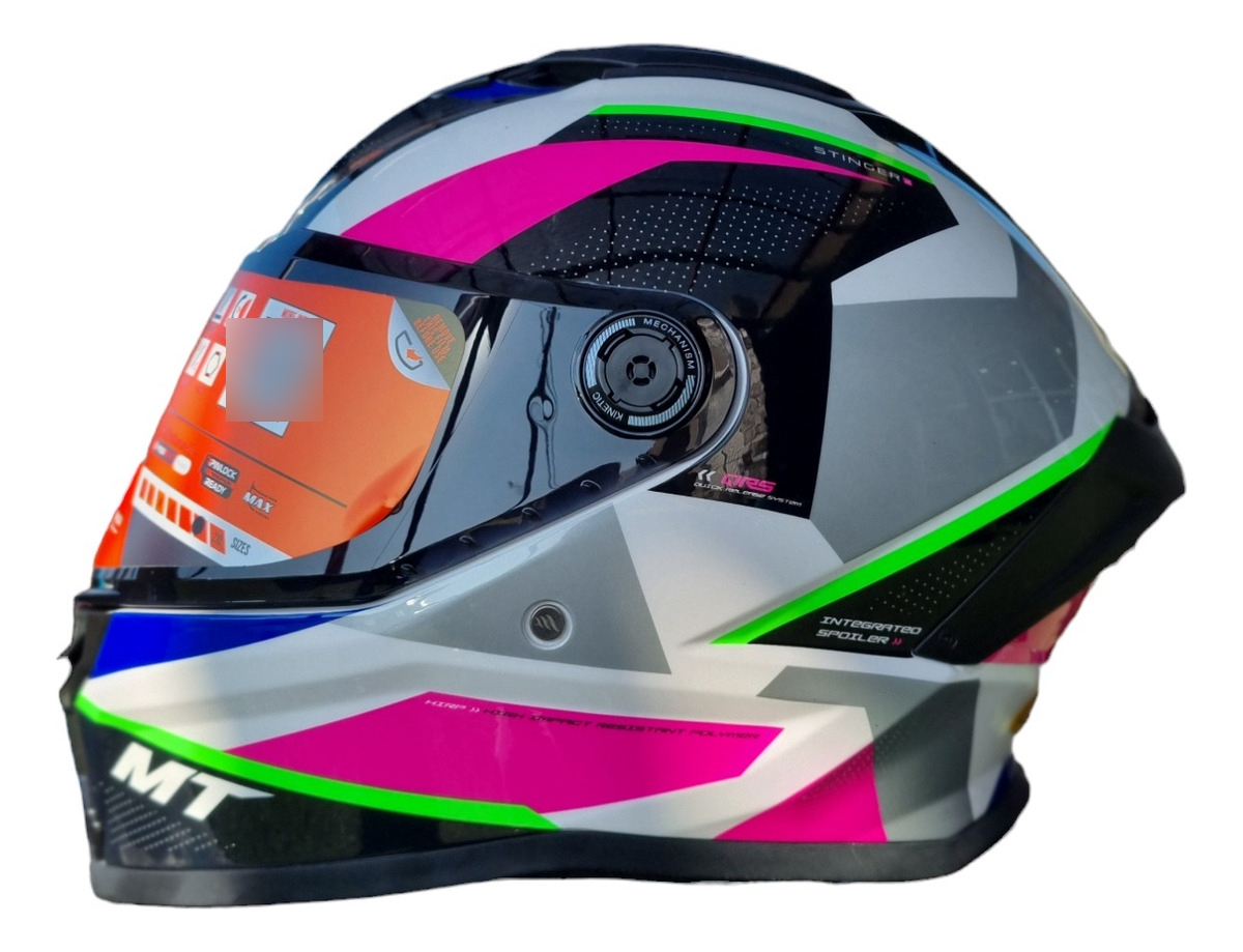 Casco Mt Integral Stinger 2 Cheste D8 Rosa Brillo
