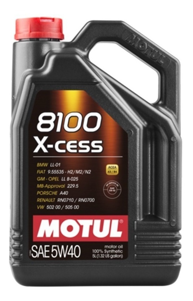 Motul 8100 X-cess 5w40 Sintetico 5l