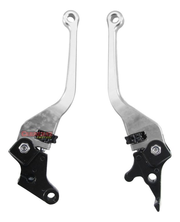 Levas Rebatibles Aluminio Plateado