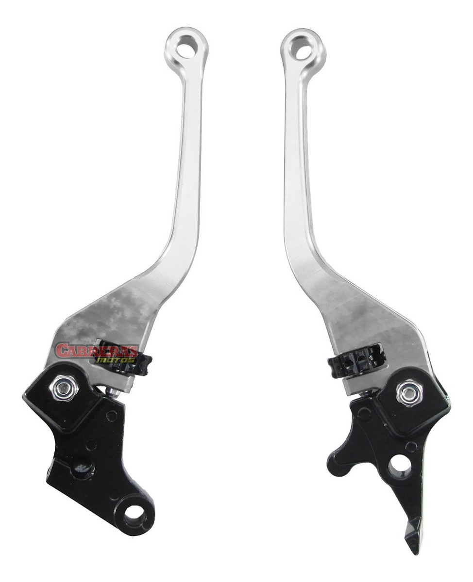 Levas Rebatibles Aluminio Plateado