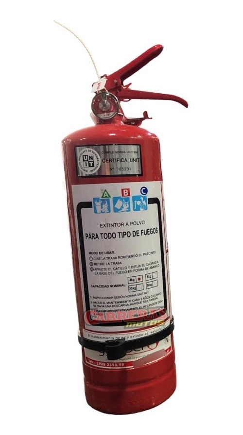 Bomberito Extintor 4 Kilo Con Soporte