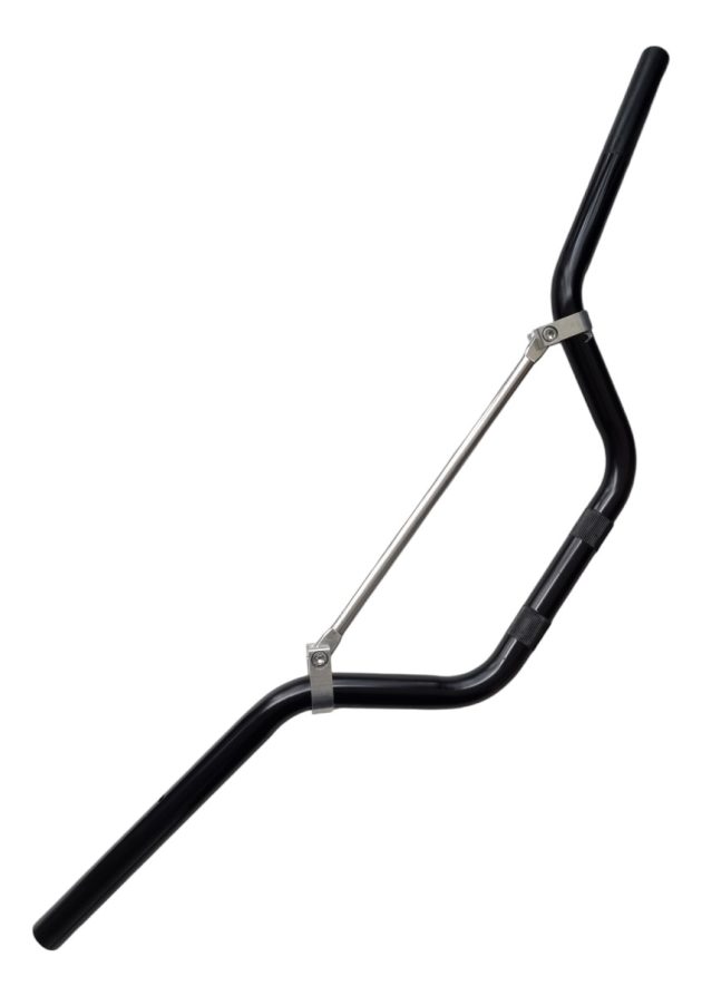 Manillar Aluminio Con Puente Negro 80x15cm