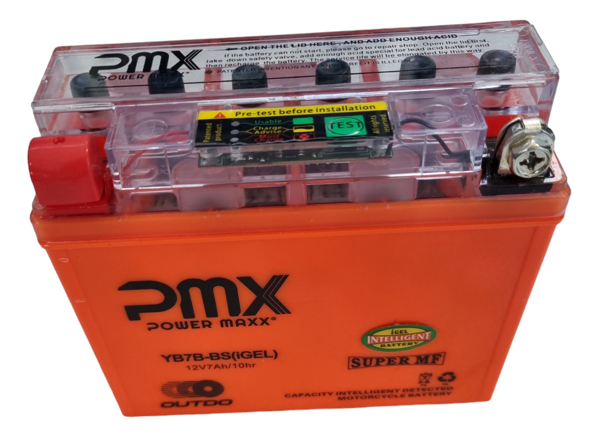 Bateria Moto Yb7b-bs Gel Shark/skua/c125 Pmaxx