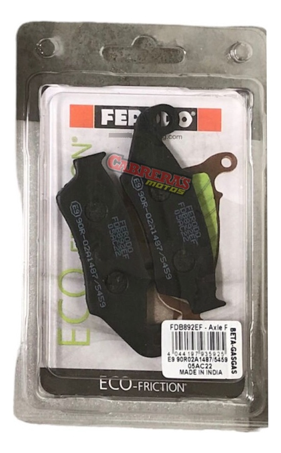 Pastilla Freno Fz16/falcon 400/vince/wind/xr125 Hot250 Ferod