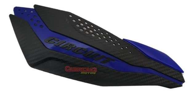 Cubre Manos Circuit Dakar Carbono/azul