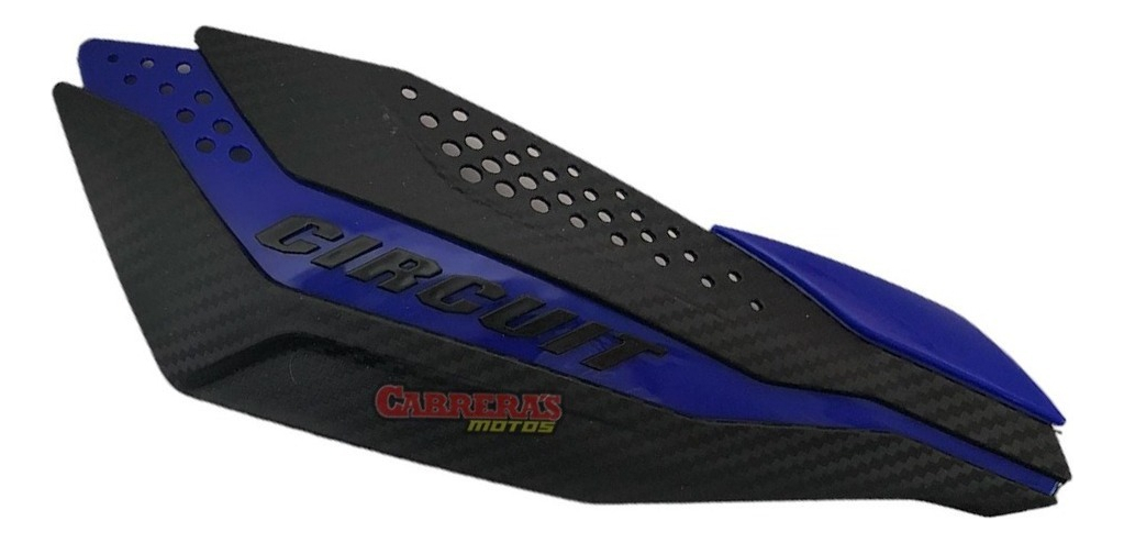 Cubre Manos Circuit Dakar Carbono/azul