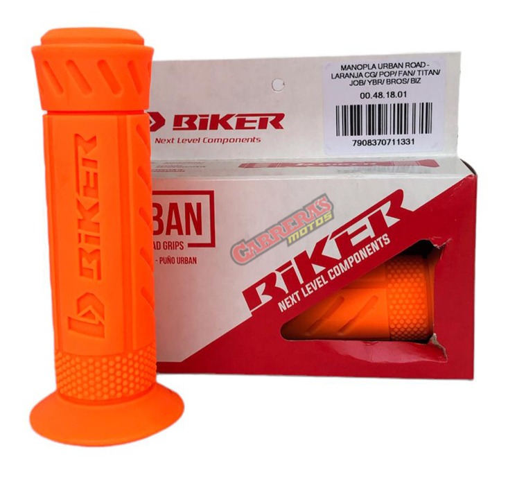 Puño Moto Biker Urban Road Naranja