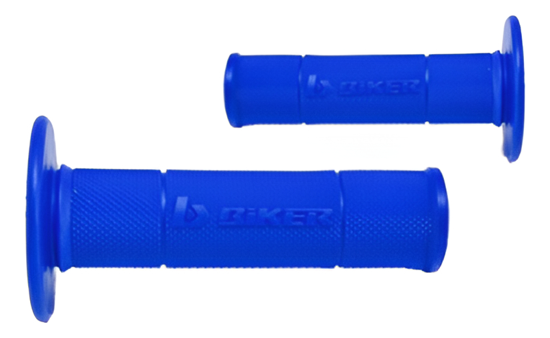Puño Moto Biker Diamond C/alambre Azul
