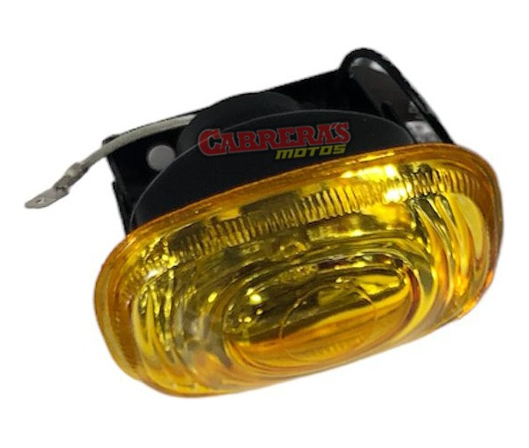 Farol Ovalado C/lampara Amarillo 35w