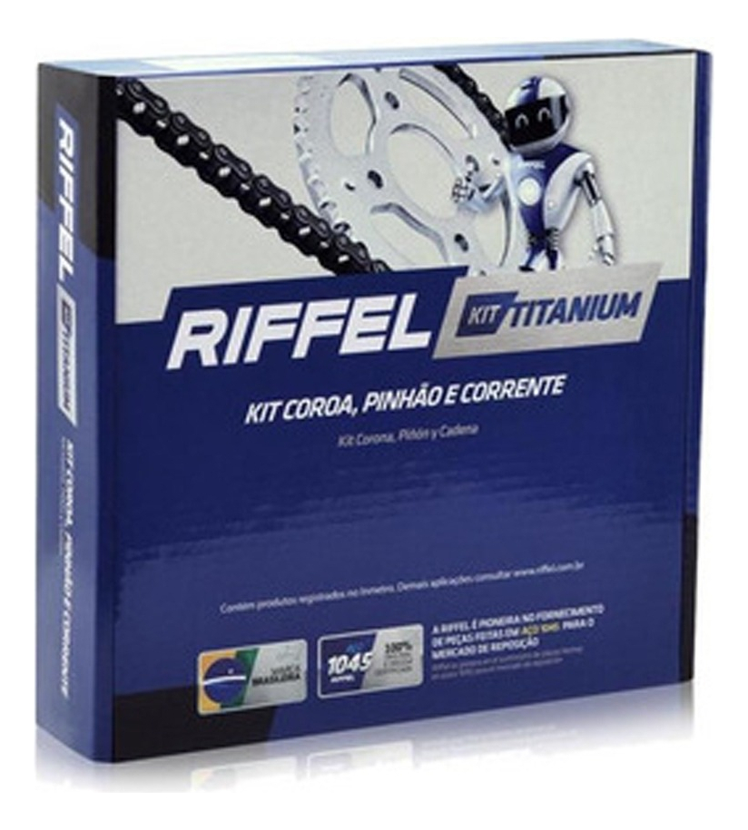 Kit Transmision Bajaj Pulsar Rs200 14-41 Riffel