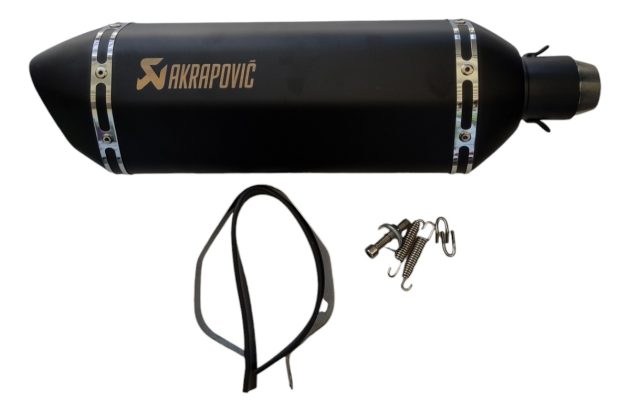 Escape Akrapovic 50cm Negro Mate Hexagonal