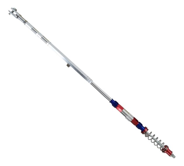 Varilla Freno Tuning Regulable Aluminio Plateada