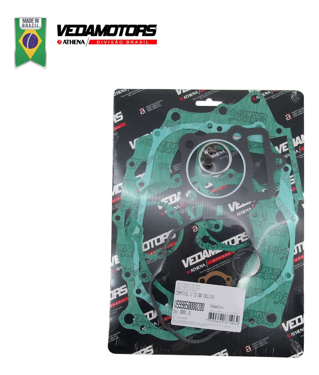 Junta Completa Cg200 Vedamotors C/sellos