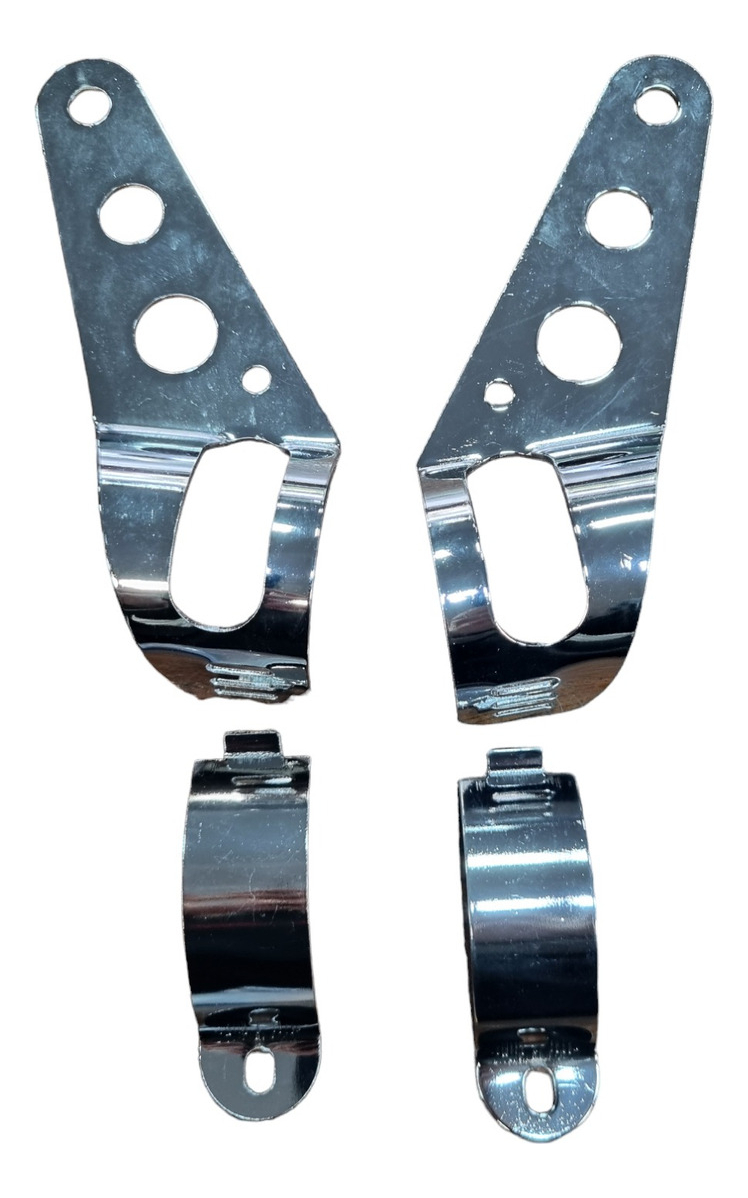 Soporte Oreja Farol Universal 41-43mm Cromado