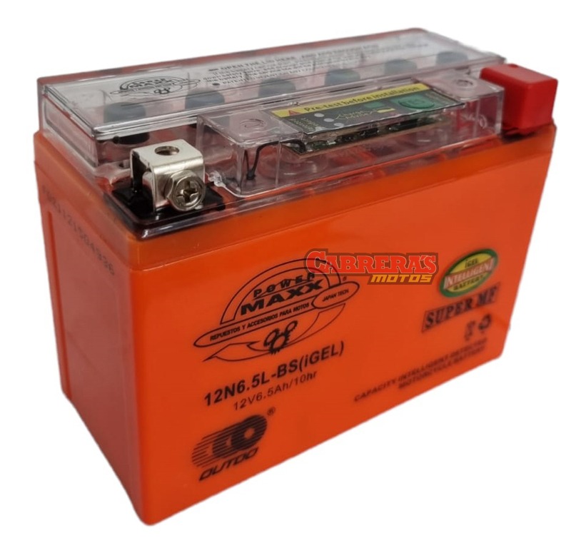 Bateria Moto Yb6.5l-bs Classic Gel Pmaxx