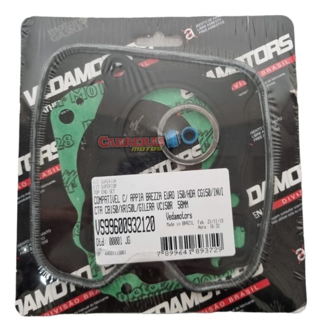 Junta Descarbonizado Cbf150/xr120 C/sello Vedamotors