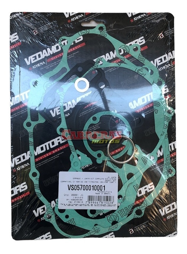 Junta Completa Cbf150 Chapa Vedamotors
