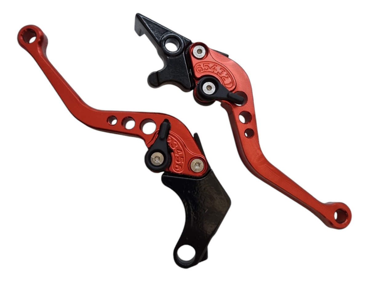 Levas Rebatibles Aluminio Rojo