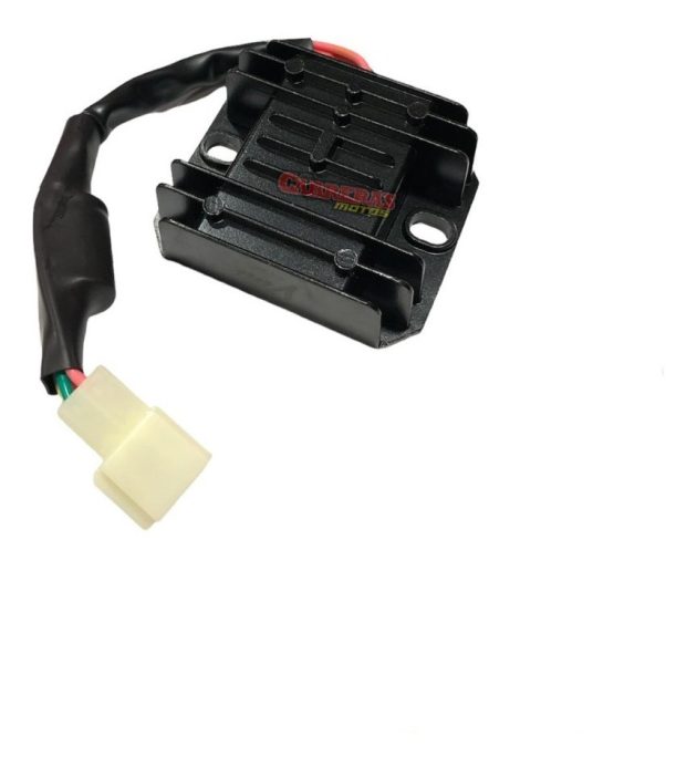 Regulador De Voltaje Cb125 4 Cables Ficha Hembra Vini