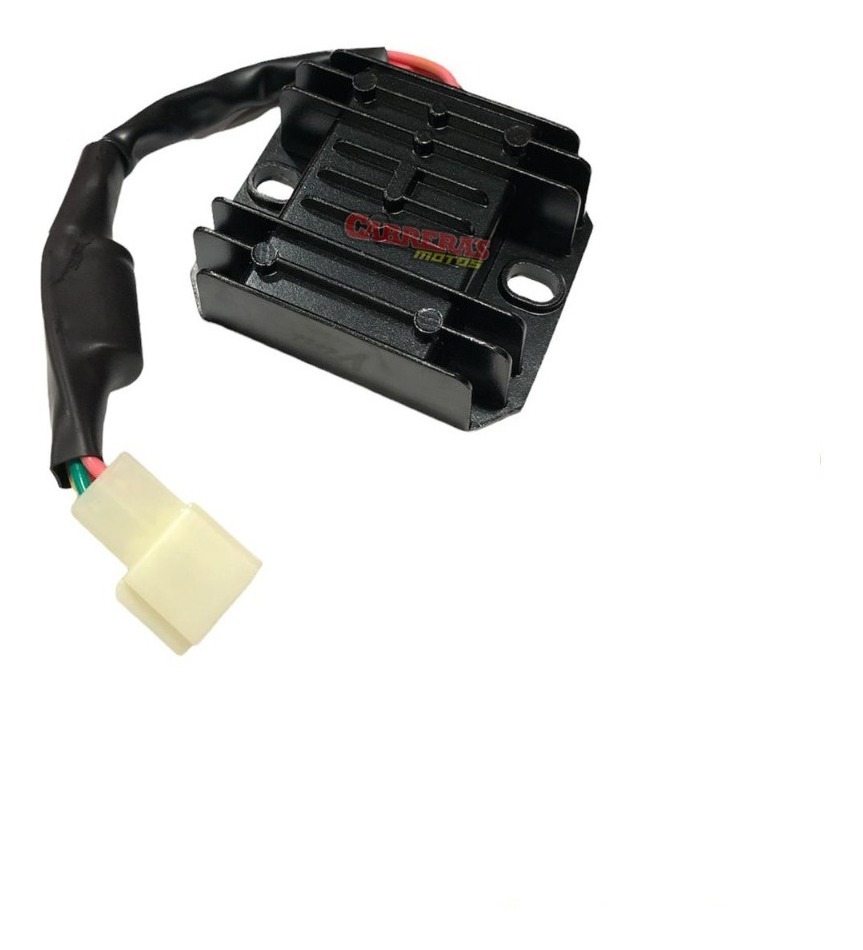 Regulador De Voltaje Cb125 4 Cables Ficha Hembra Vini