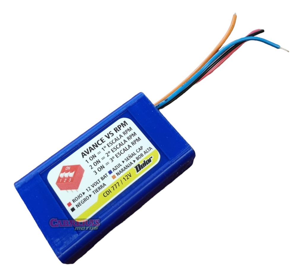 Cdi Polleritas/sapucai A Bateria 4 Cables 22vr3 Delor