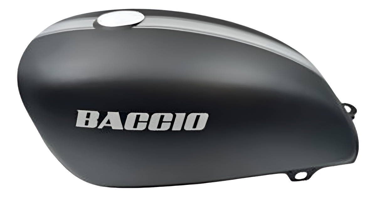 Tanque Nafta Classic Retro Negro Mate Original