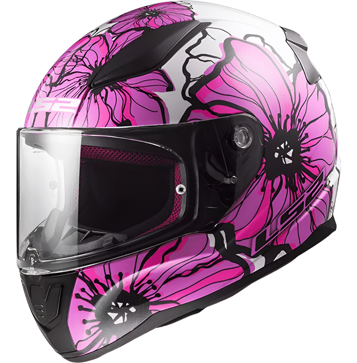 Casco Ls2 Integral Ff353 Poppies