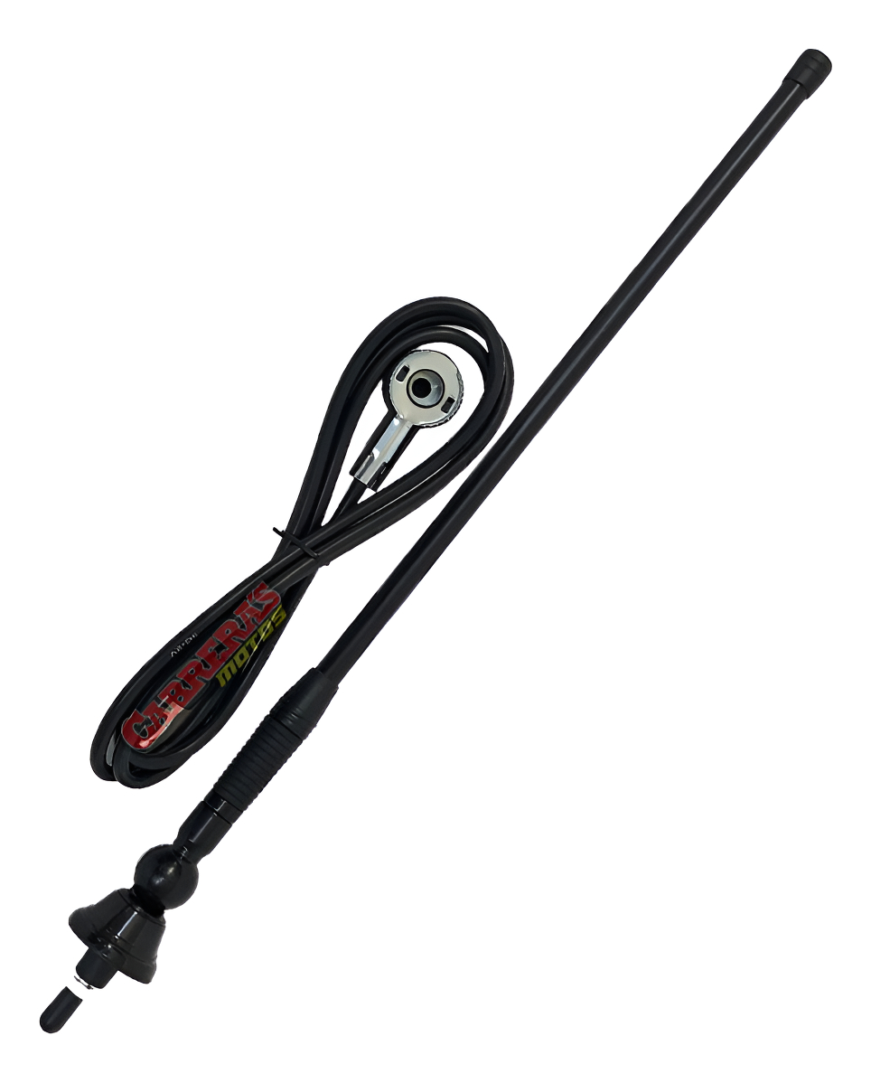 Antena Auto Goma Negra