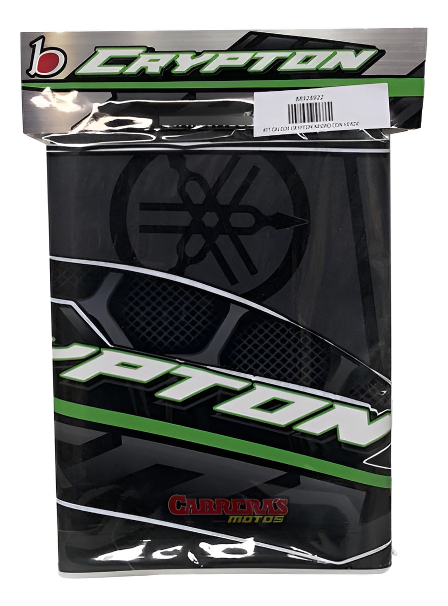 Kit Calcos Crypton Negro Con Verde
