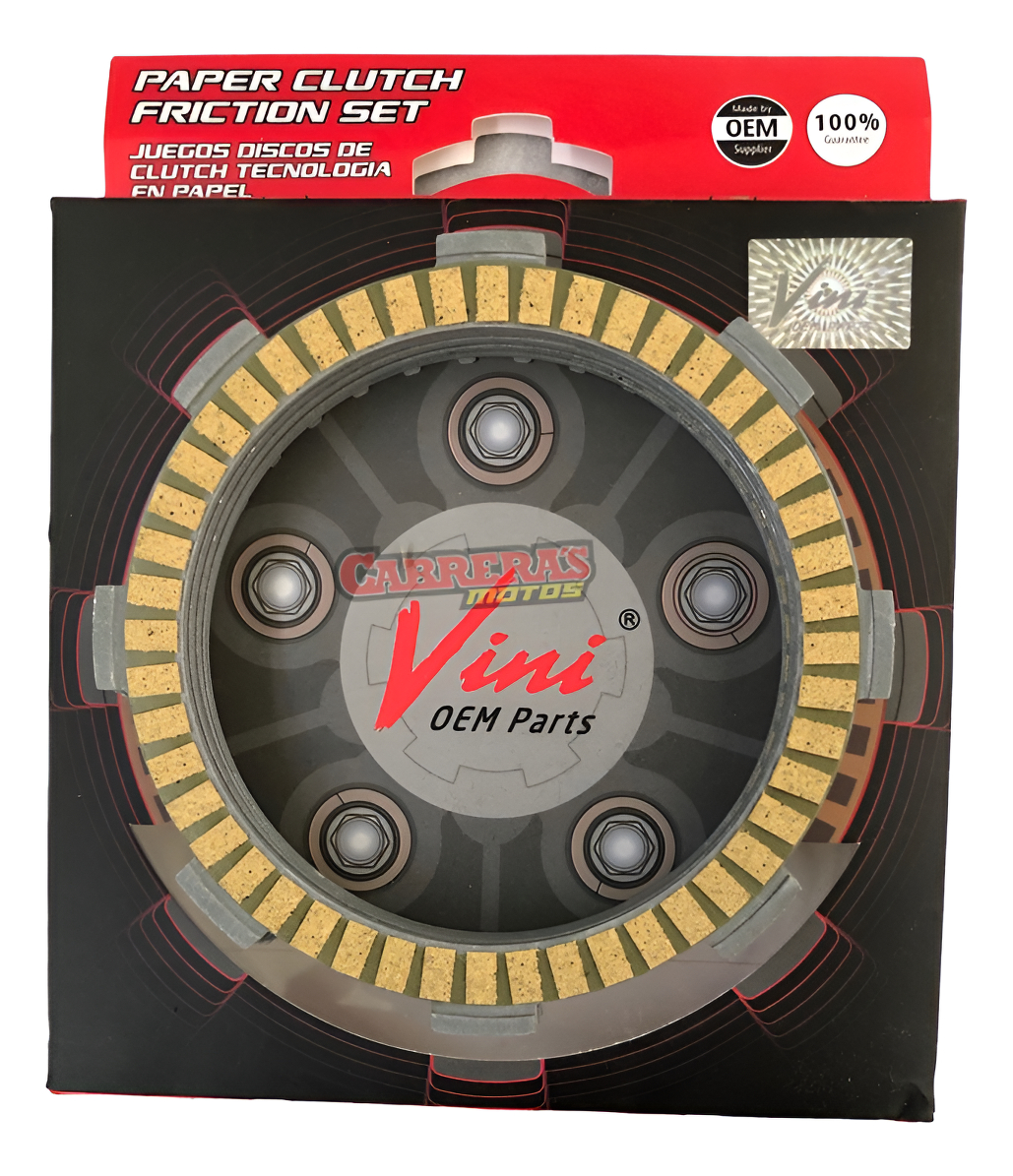 Disco Embrague Cg125/xtz/ybr/target Base Papel Vini