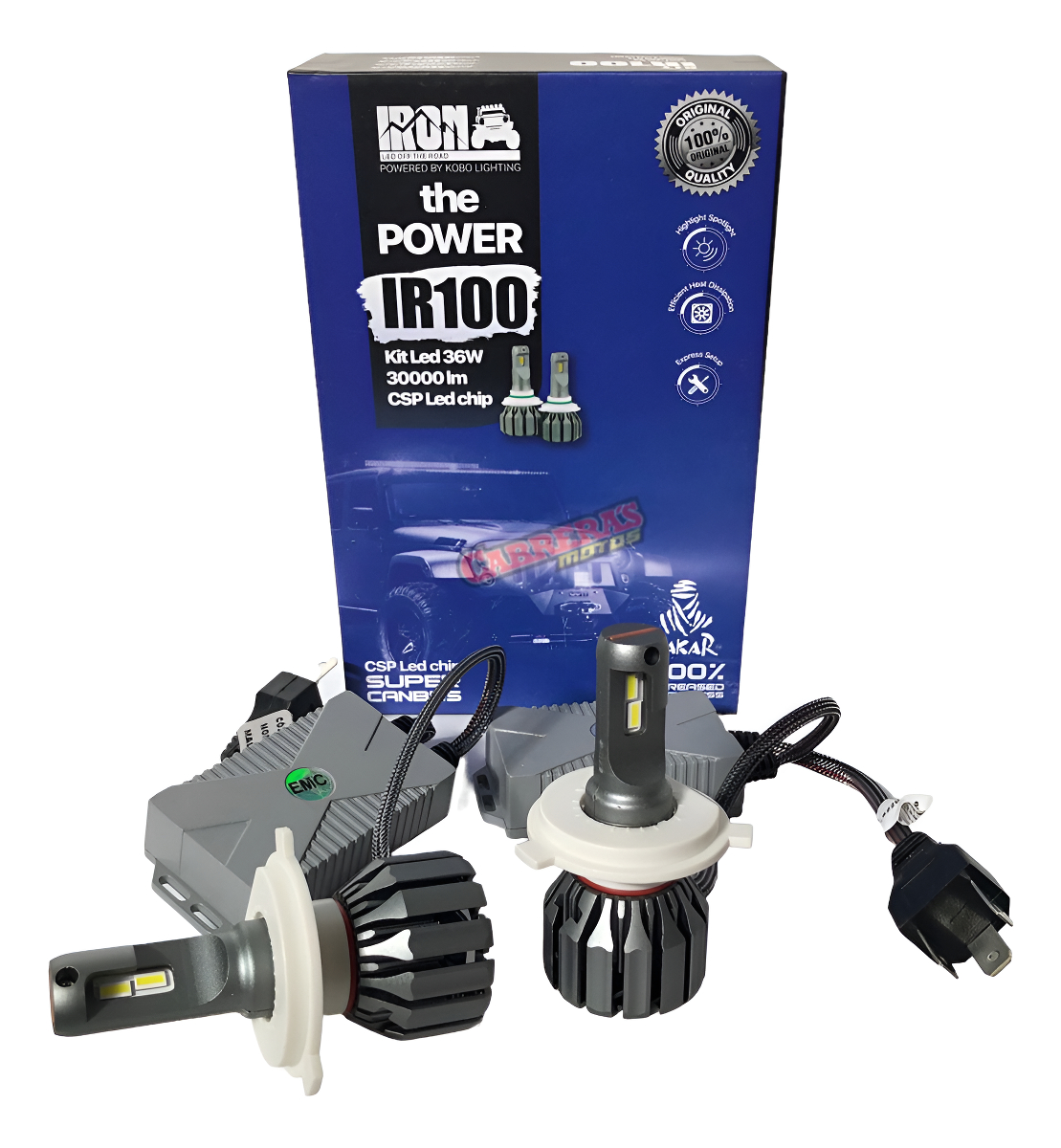 Kit Led Auto H4 Ir100 30000 Lms Canbus Luxled