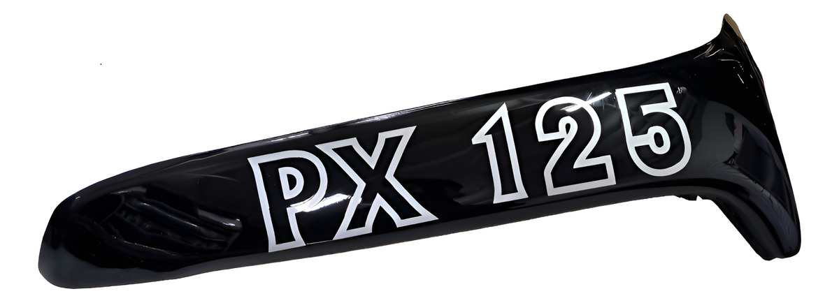 Pollera Externa Derecha Px125 Negra Original